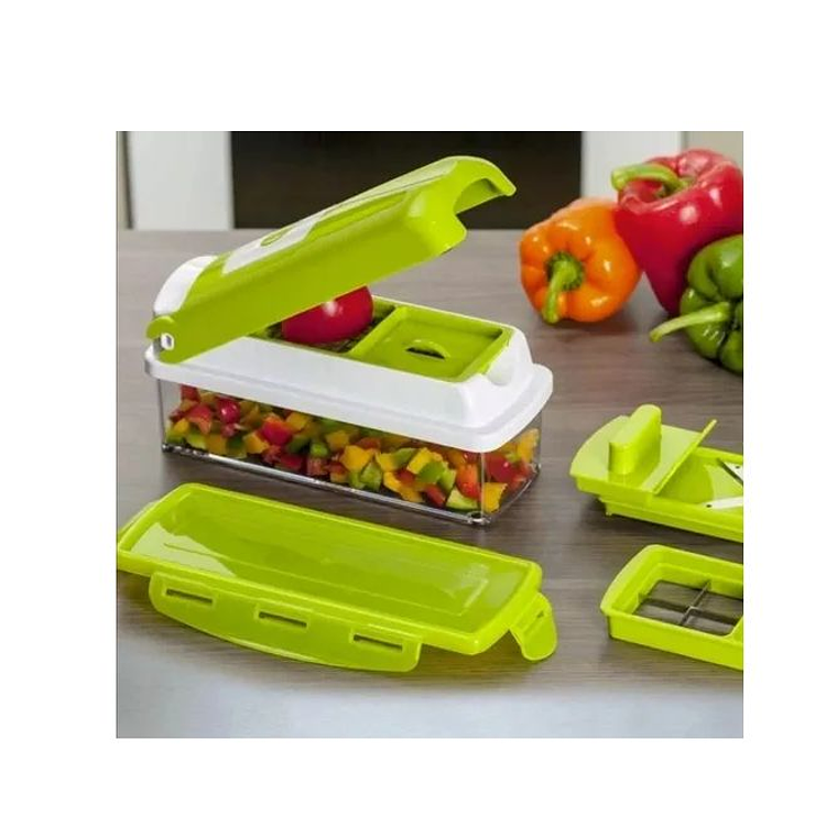 Cortador Rallador Picador Multiuso De Frutas Y Verduras 12 piezas 3