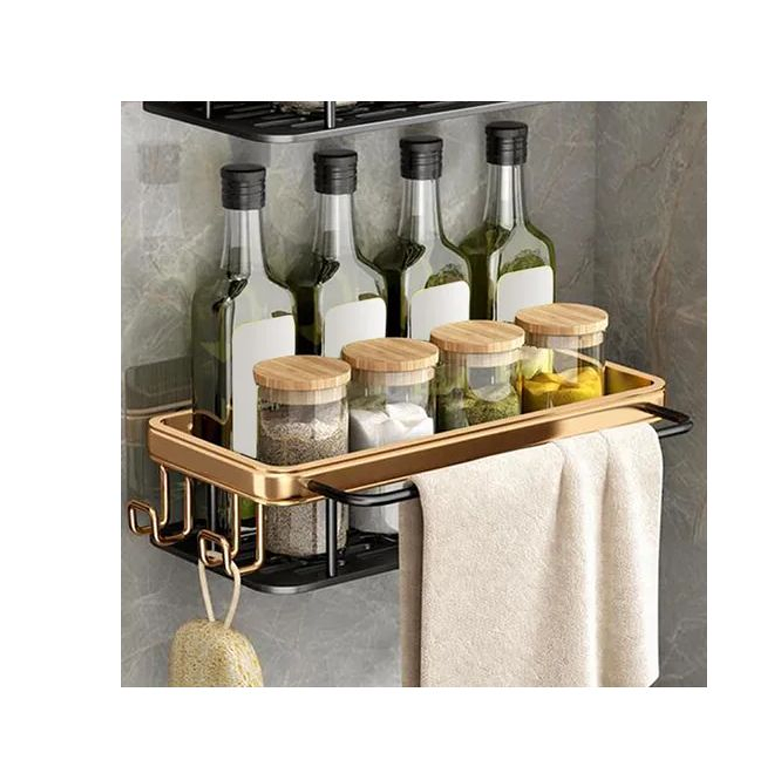 REPISA DE DUCHA ADHESIVAS DE METAL PARA BAÑO 3