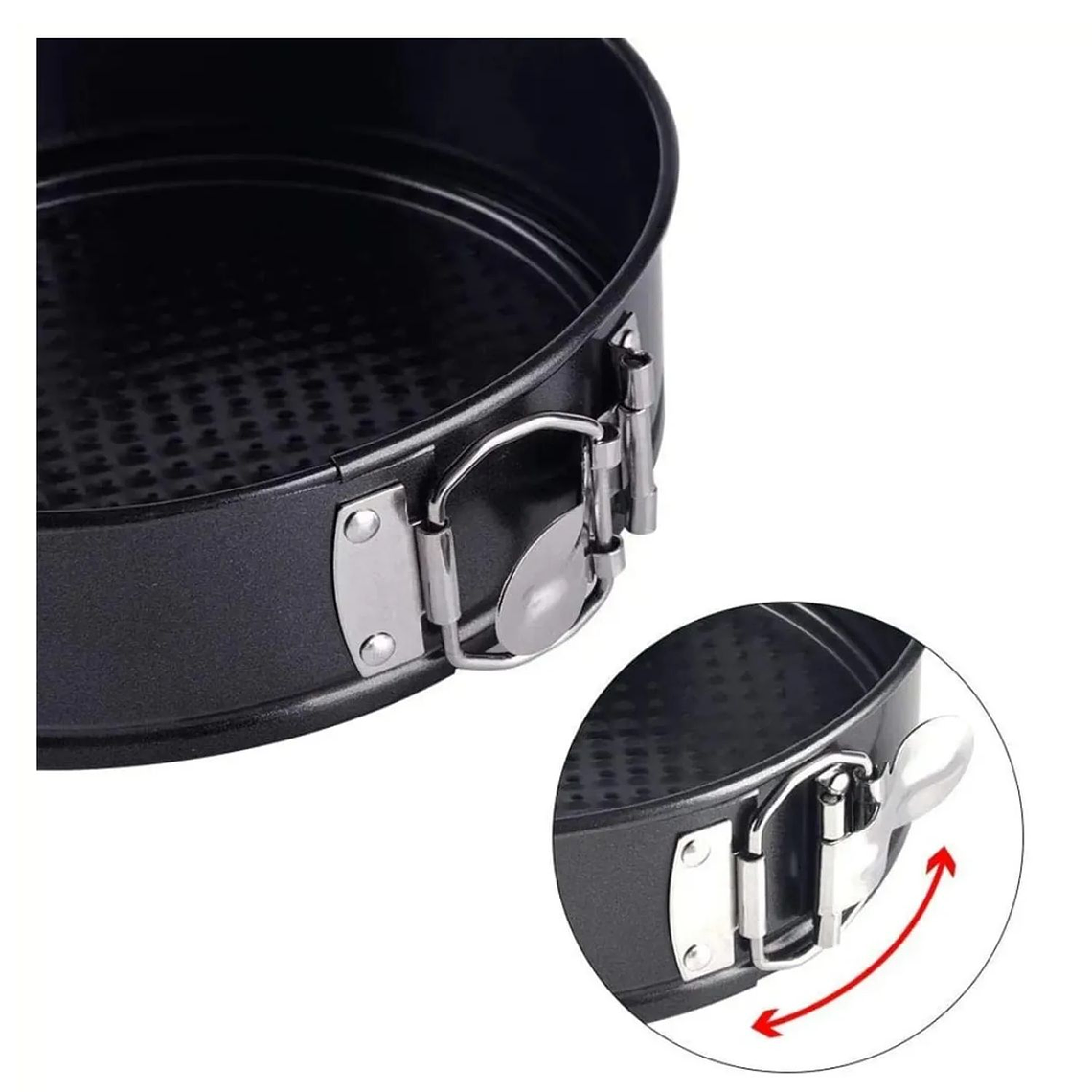 Set 3 Moldes Redondos Antiadherentes para Tortas 3