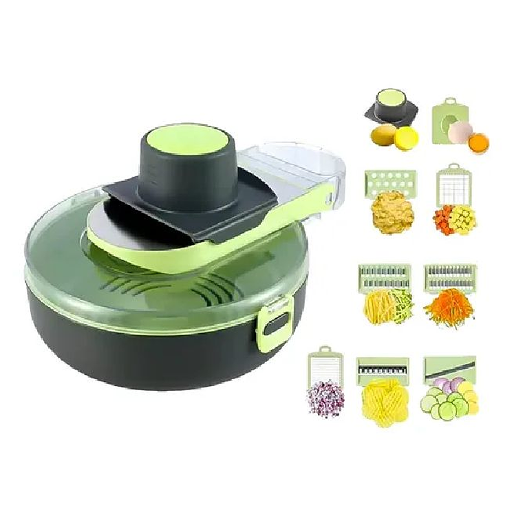 Cortador De Verduras Multifuncional Manual 9 En 1 1