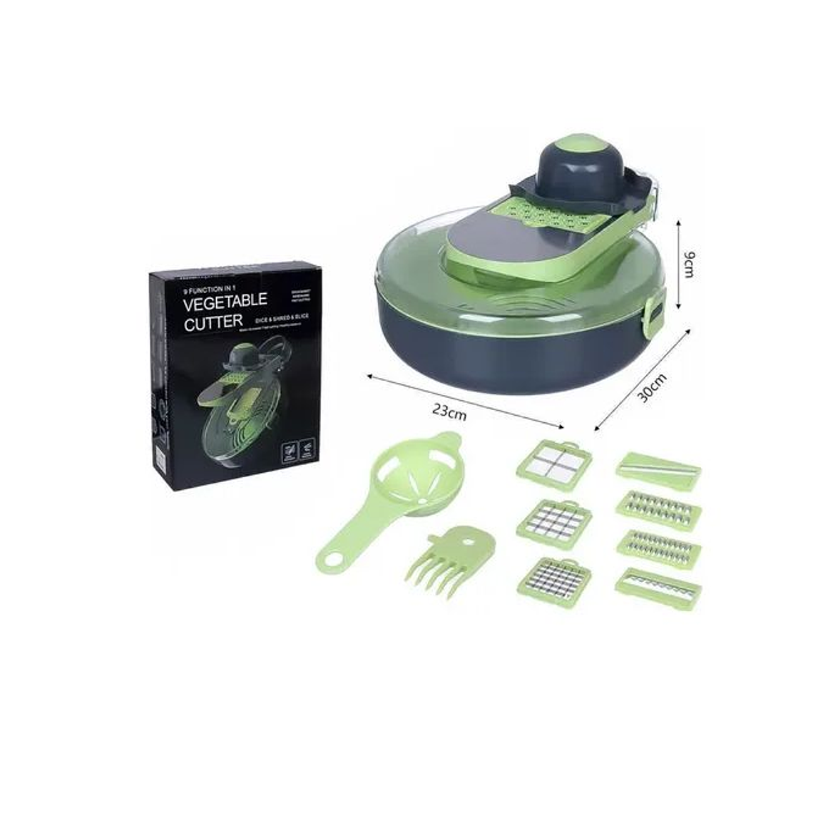 Cortador De Verduras Multifuncional Manual 9 En 1 5