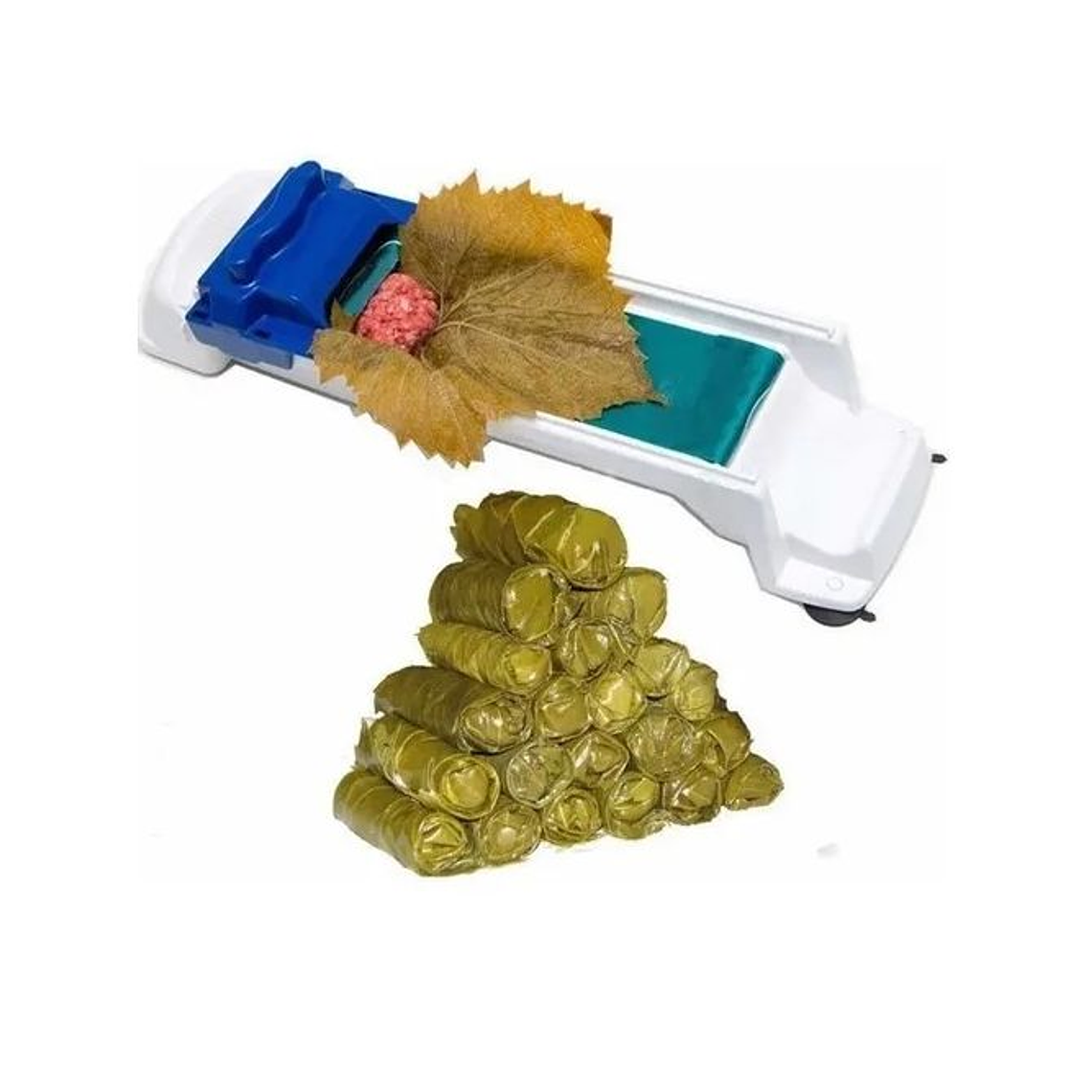 Maquina Para Hacer Arrollados De Hoja Parra Acelga Col etc 2