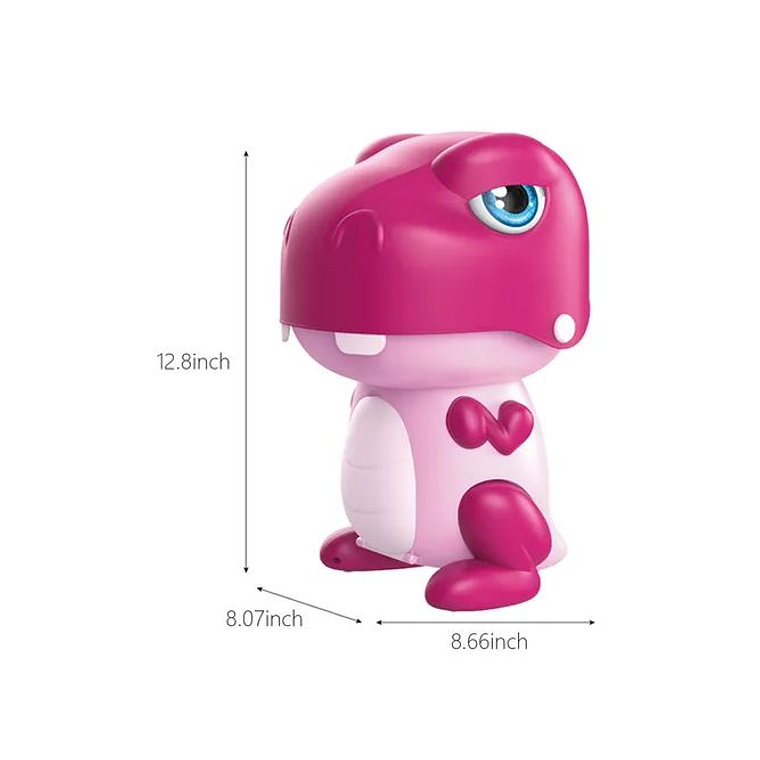 Set de Maquillaje Tocador Dinosaurio Rosa 31 piezas 2