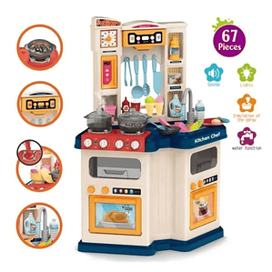 Juego Cocina para niños 67 piezas