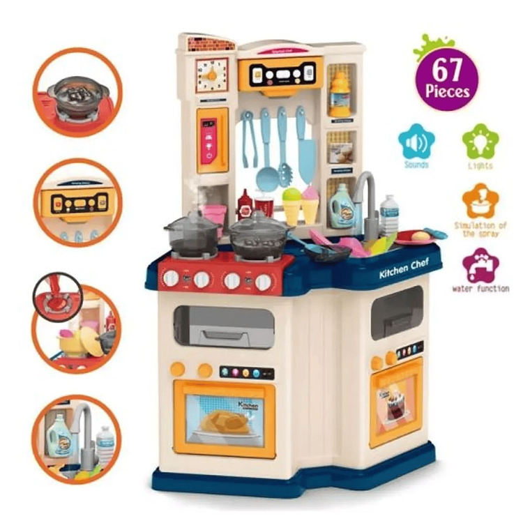 Juego Cocina para niños 67 piezas 1