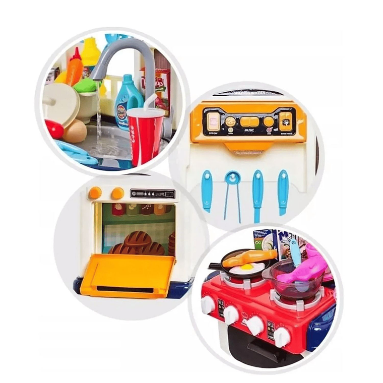 Juego Cocina para niños 67 piezas 3