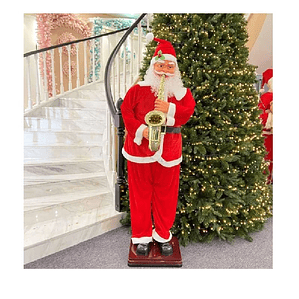 Viejo Pascuero grande con musica y movimiento 180cm