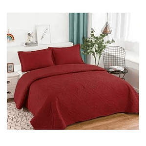 Cubrecama Quilt De Verano Cobertor Plaza Y Media +1 Funda