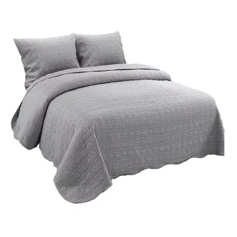 Cubrecama Quilt De Verano 2 Plazas + 2 fundas 2