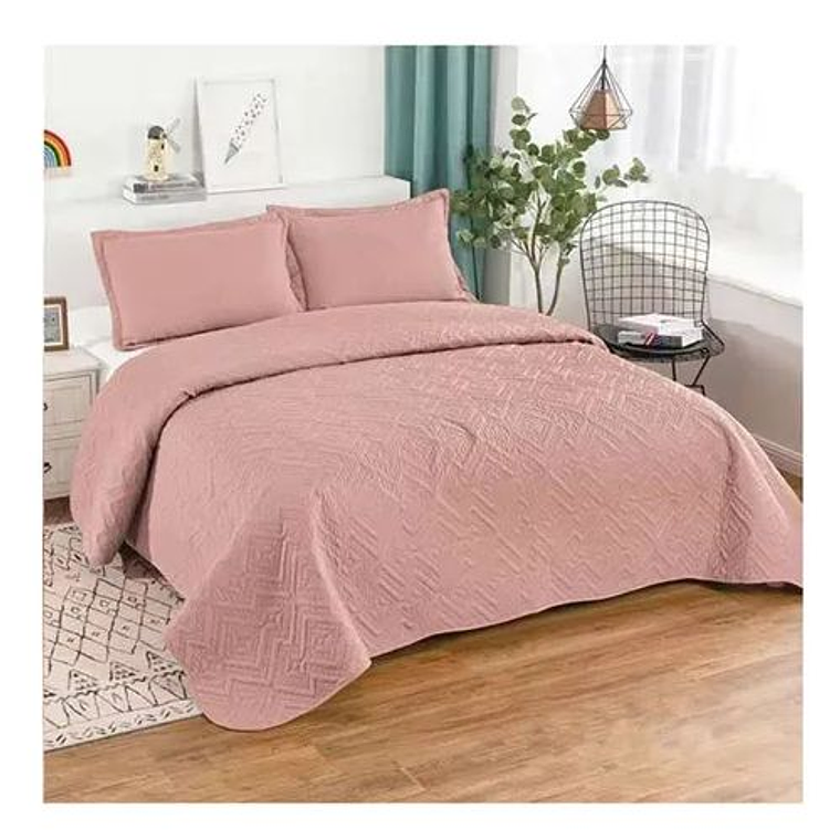 Cubrecama Quilt De Verano 2 Plazas + 2 fundas 1