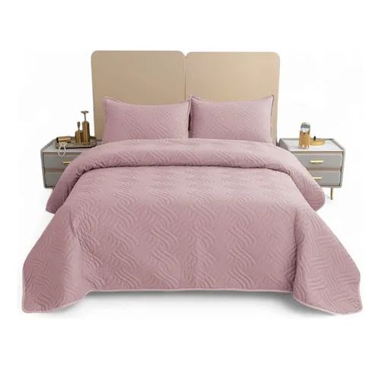 Cubrecama Quilt De Verano 2 Plazas + 2 fundas 2