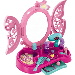 Set De Tocador con Espejo Juguete Para Niñas