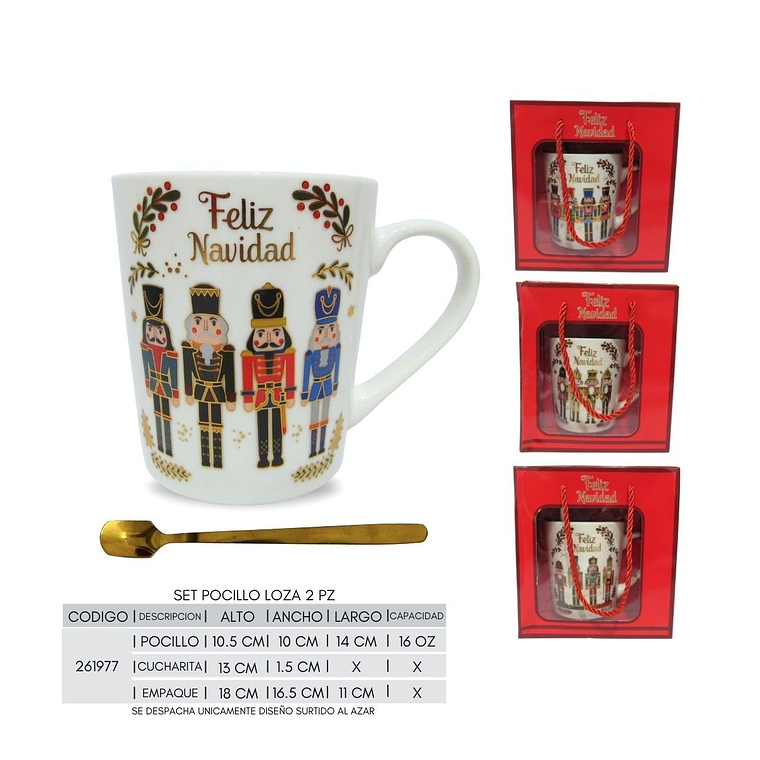 Taza Feliz Navidad Cascanuese 1