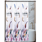 Cortina Ducha Baño 180x180 Elegante Plumas - Miniatura 2