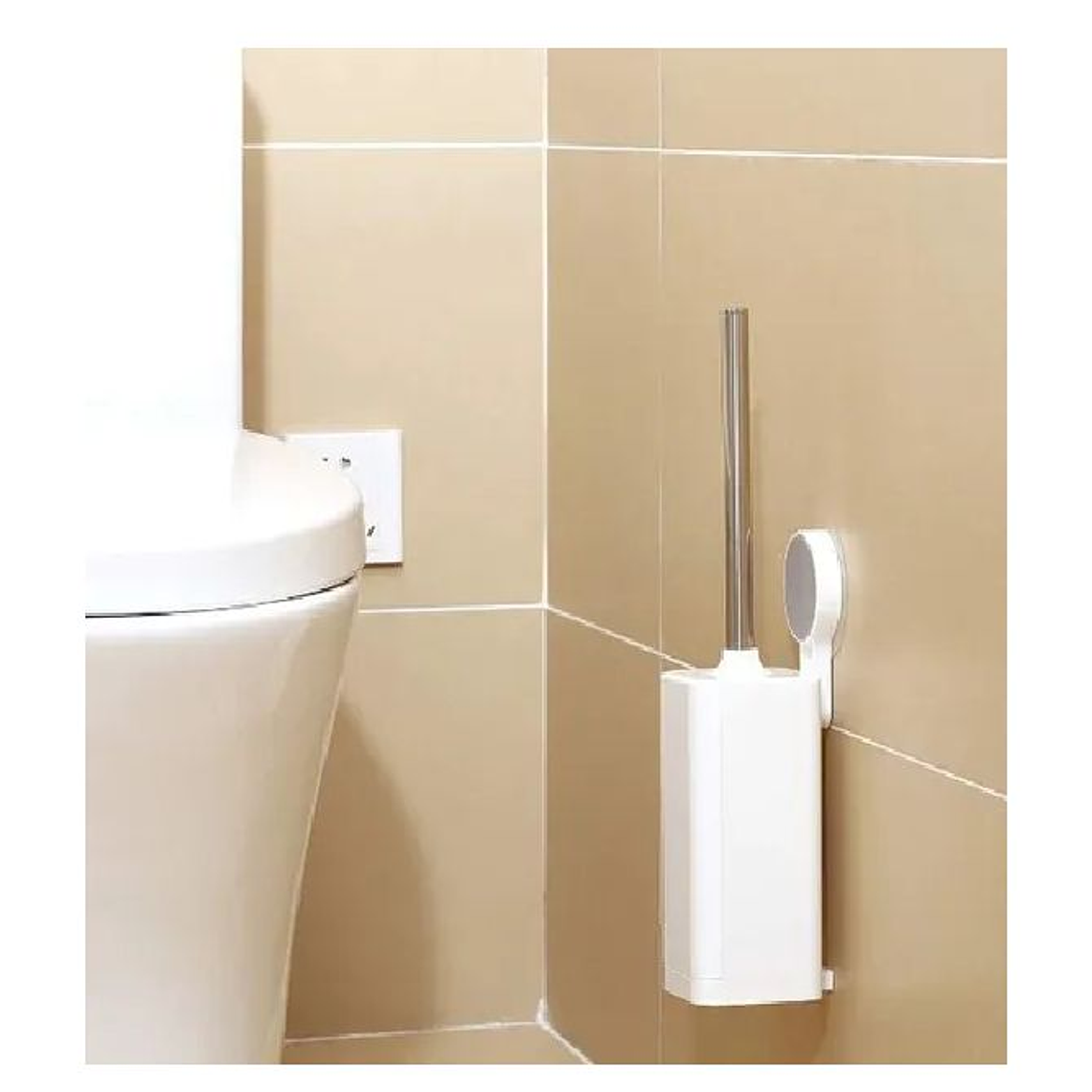Escobilla Cepillo De Baño Con Soporte Para Pared Inodoro 3
