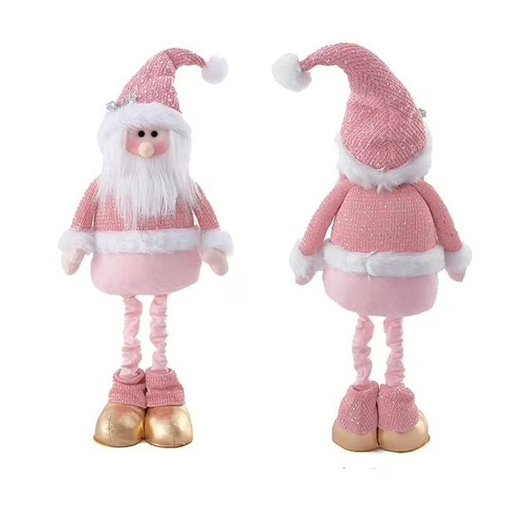 Viejito Pacuero Patas Largas Navidad Rosado 2