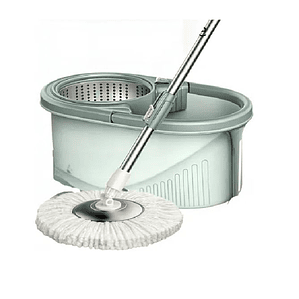 Mopa 360° Trapeador Trapero Microfibra Limpiador +centrifuga