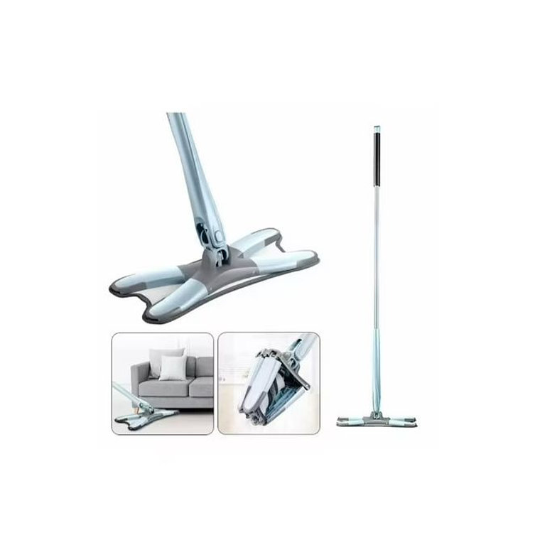 Trapeador Magica Exprimidor Pisos Ventanas Microfibra 360° 1