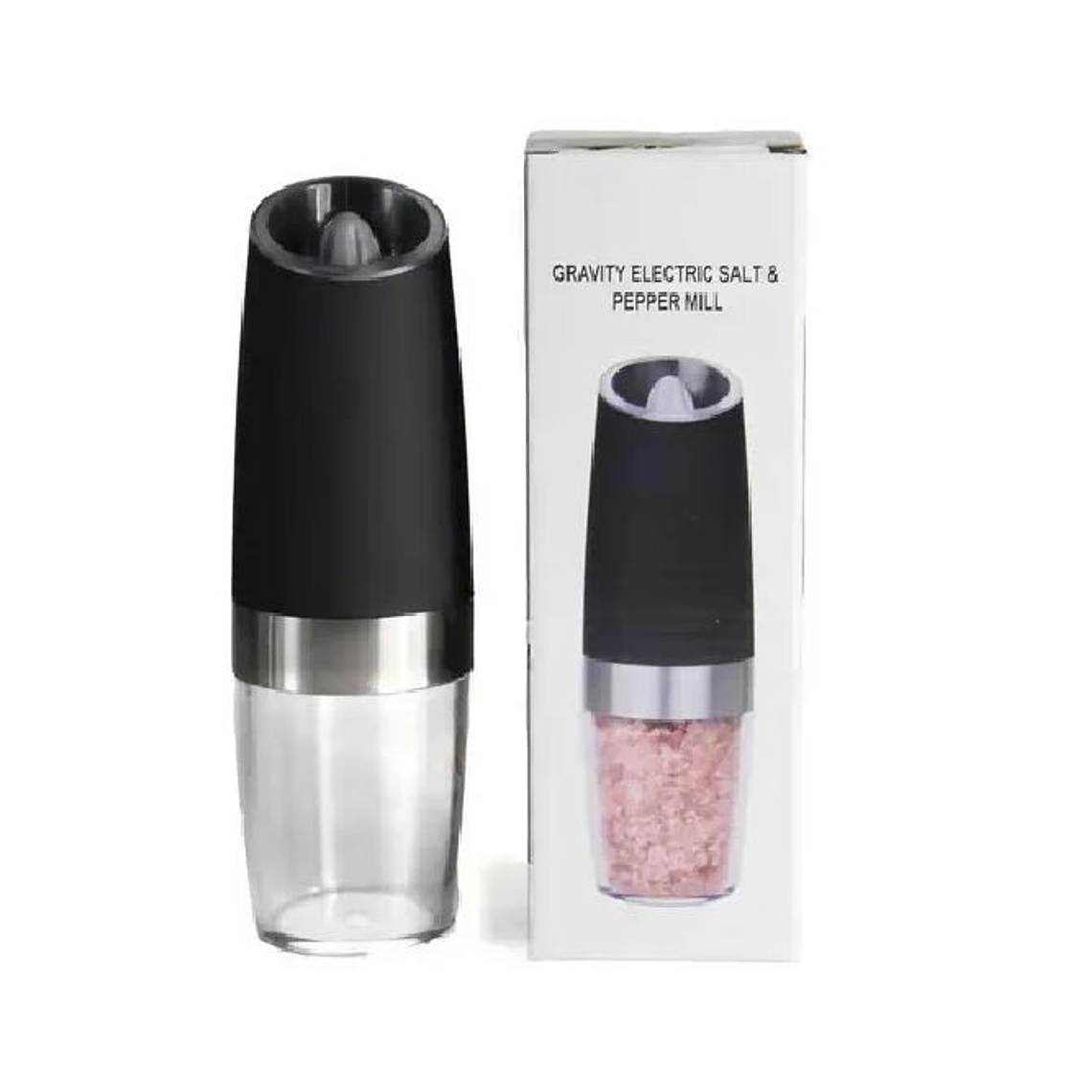Molino Pimienta Sal Electrico Portatil Moledor Multiusos 1