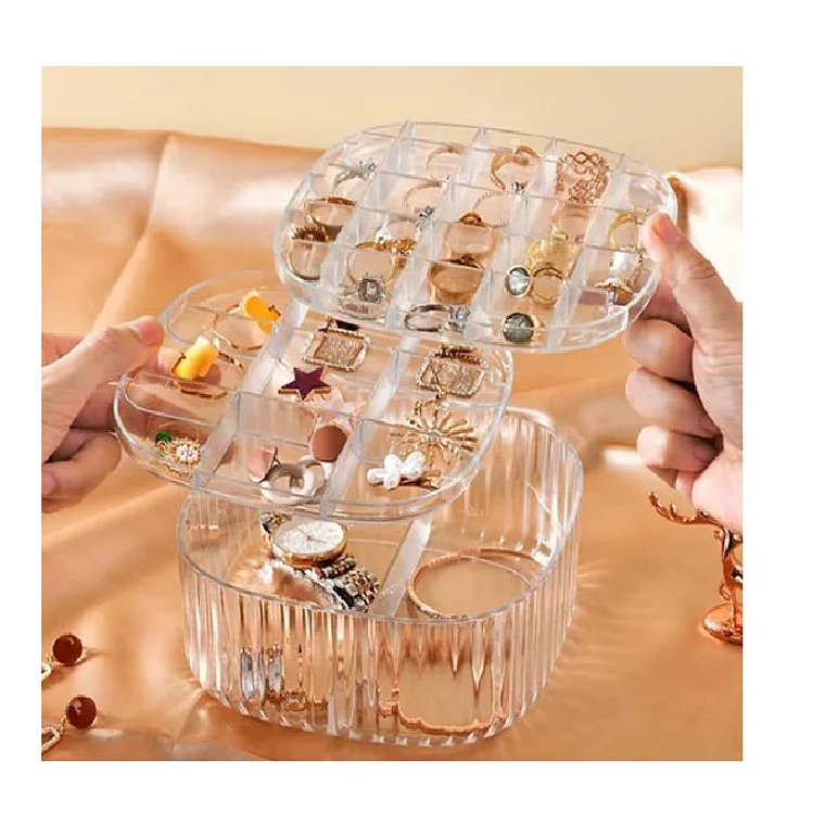 Joyero Acrílico Organizador De Joyas De 3 Niveles 1