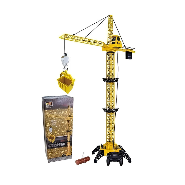 Mega Grua Eléctrica De Juguete Alámbrico 128cm 1