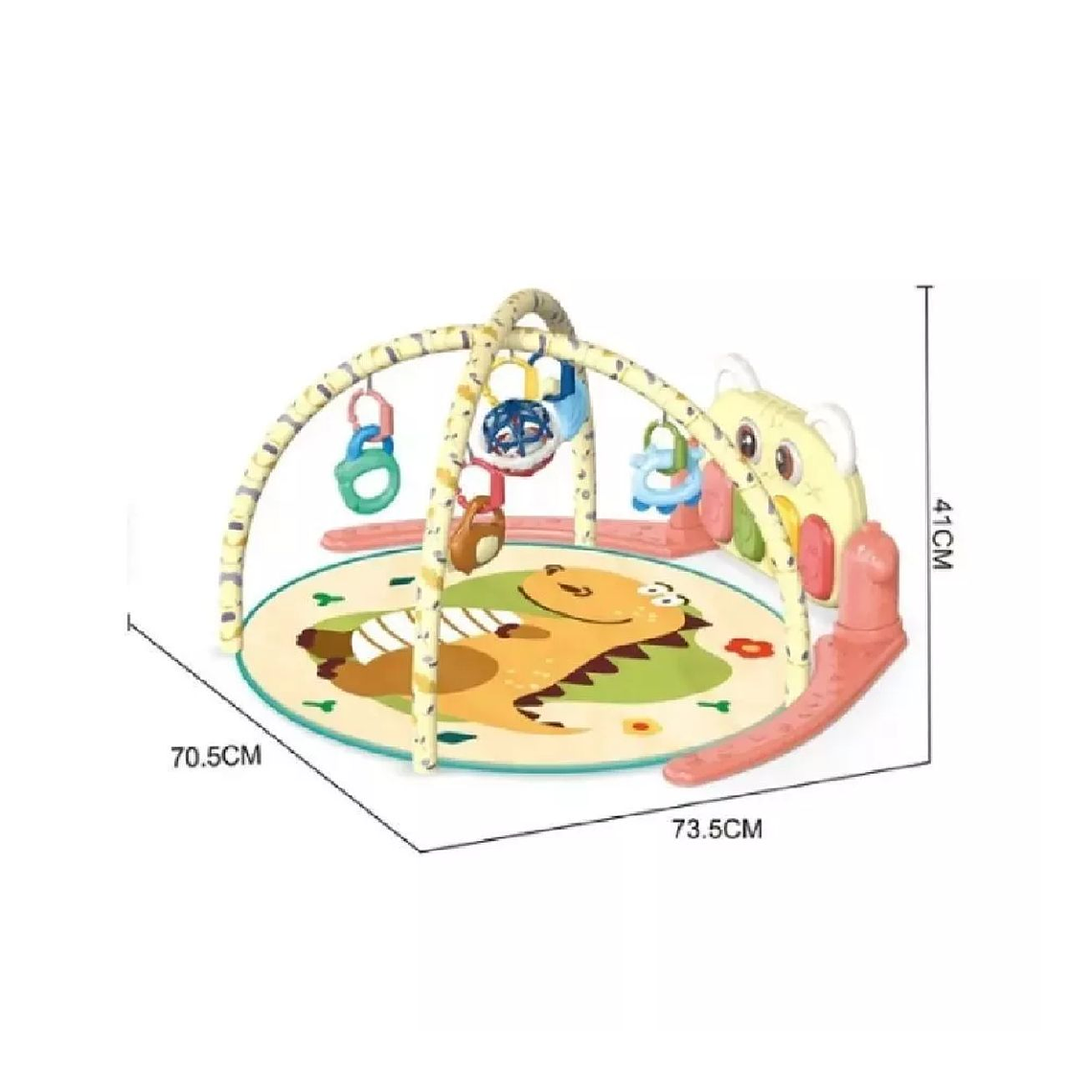 Gimnasio para Bebé Alfombra Piano Musical Estimulante 2