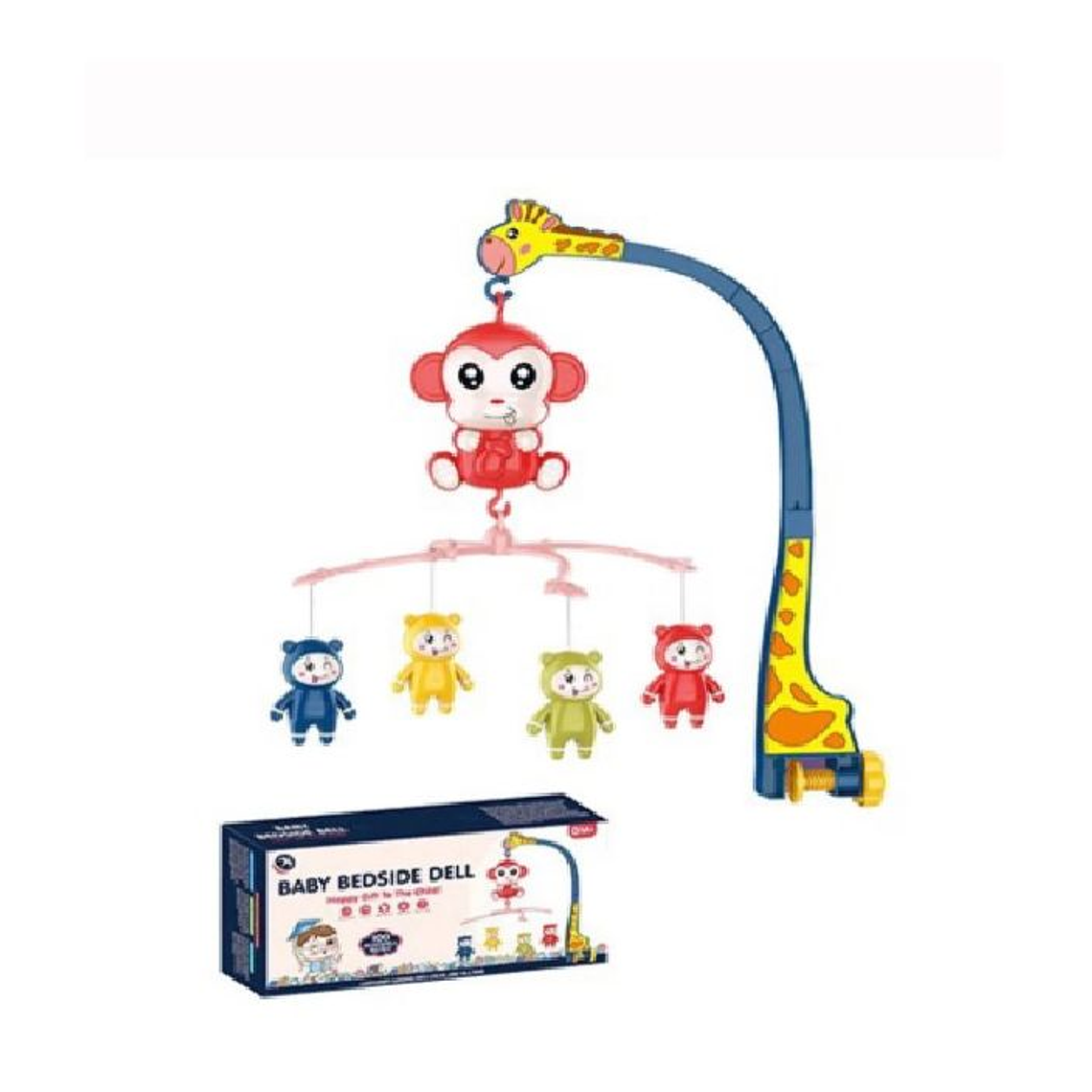 Movil De Cuna Musical Sonajero Bebé Proyector Luz -control 1