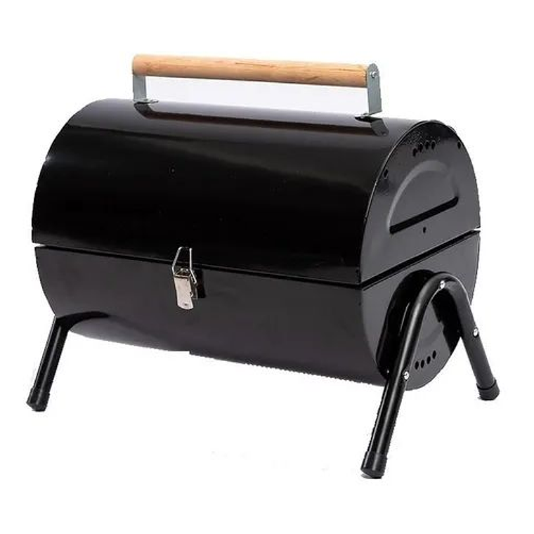 Parrilla Asador A Carbón Tipo Barril Portatil 1