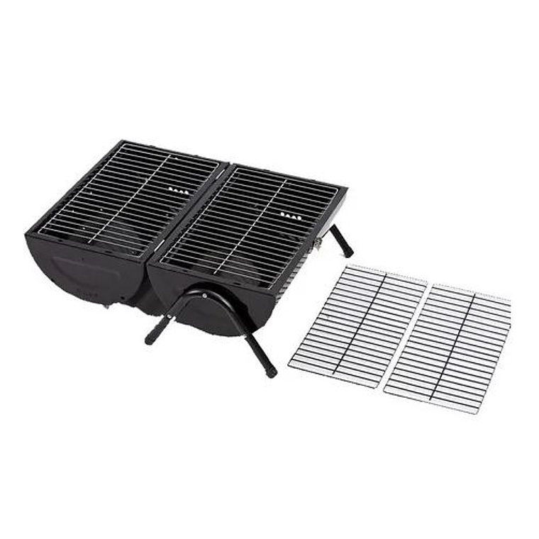 Parrilla Asador A Carbón Tipo Barril Portatil 2