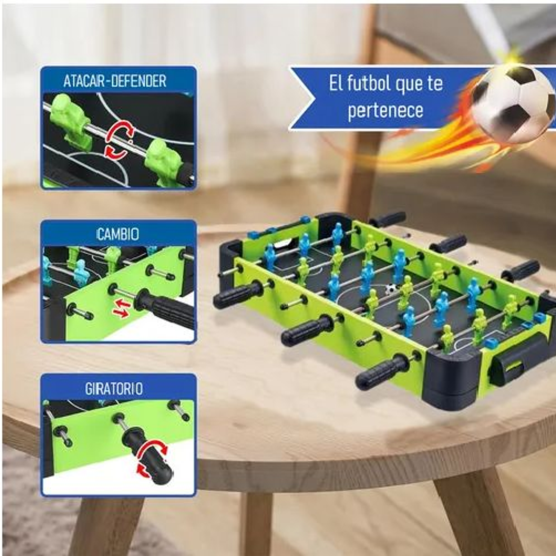 Juego De Mesa Mini Taca Taca Juego De Mesa Niños Futbol 5
