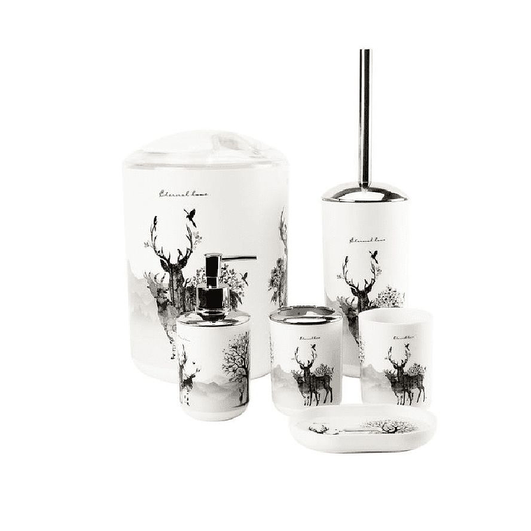 Set Juego De Baño 6 Piezas Accesorios Elegante Reno 1