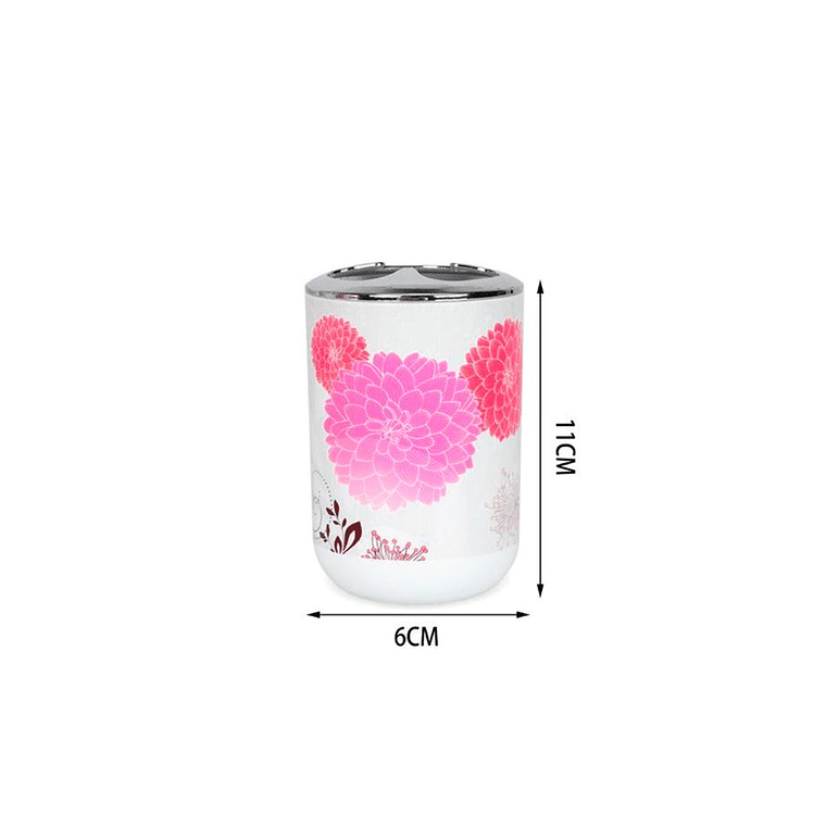 Set Juego De Baño 6 Piezas Accesorios Elegante Rosa 7