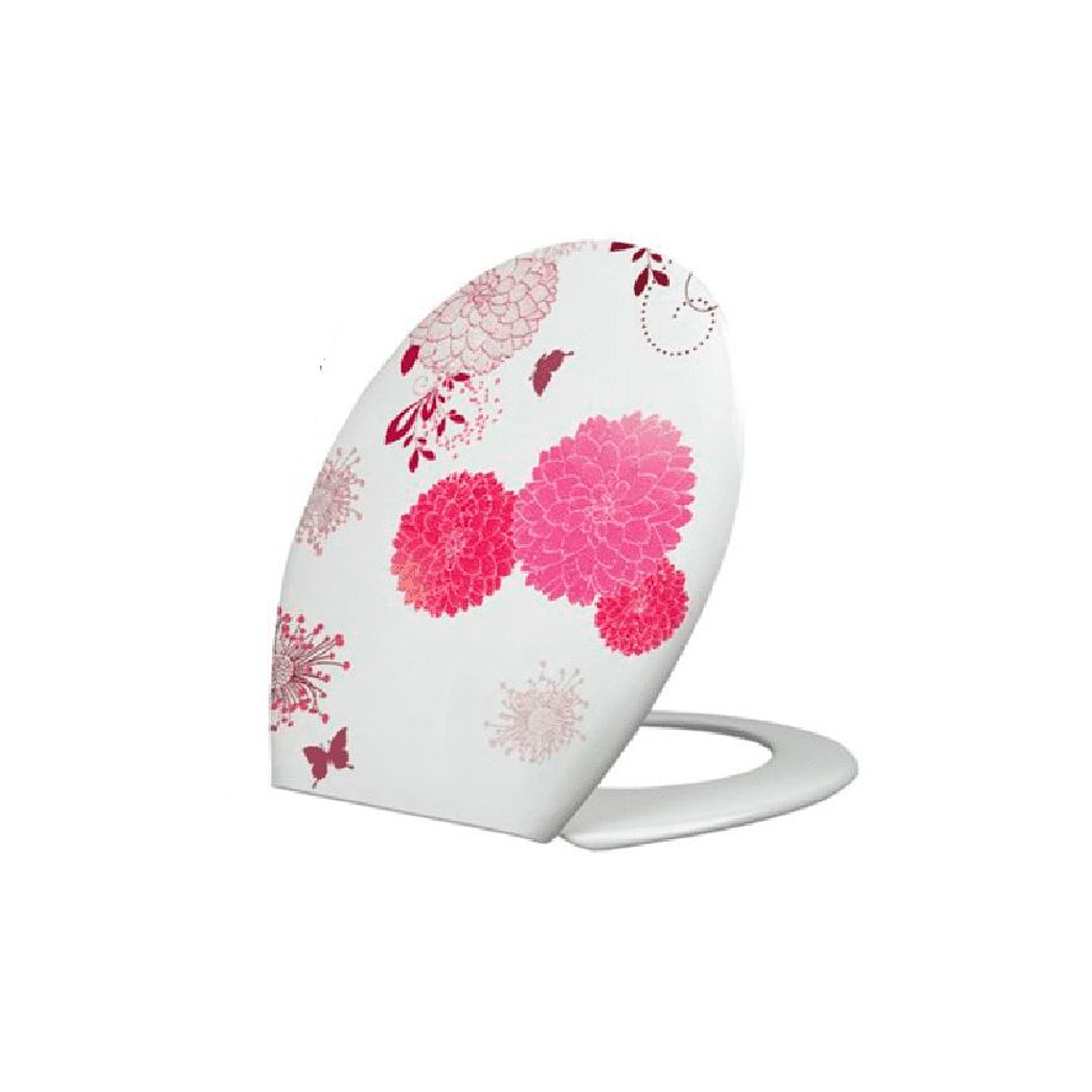 Tapa de Inodoro Baño WC Asiento Rosa 1