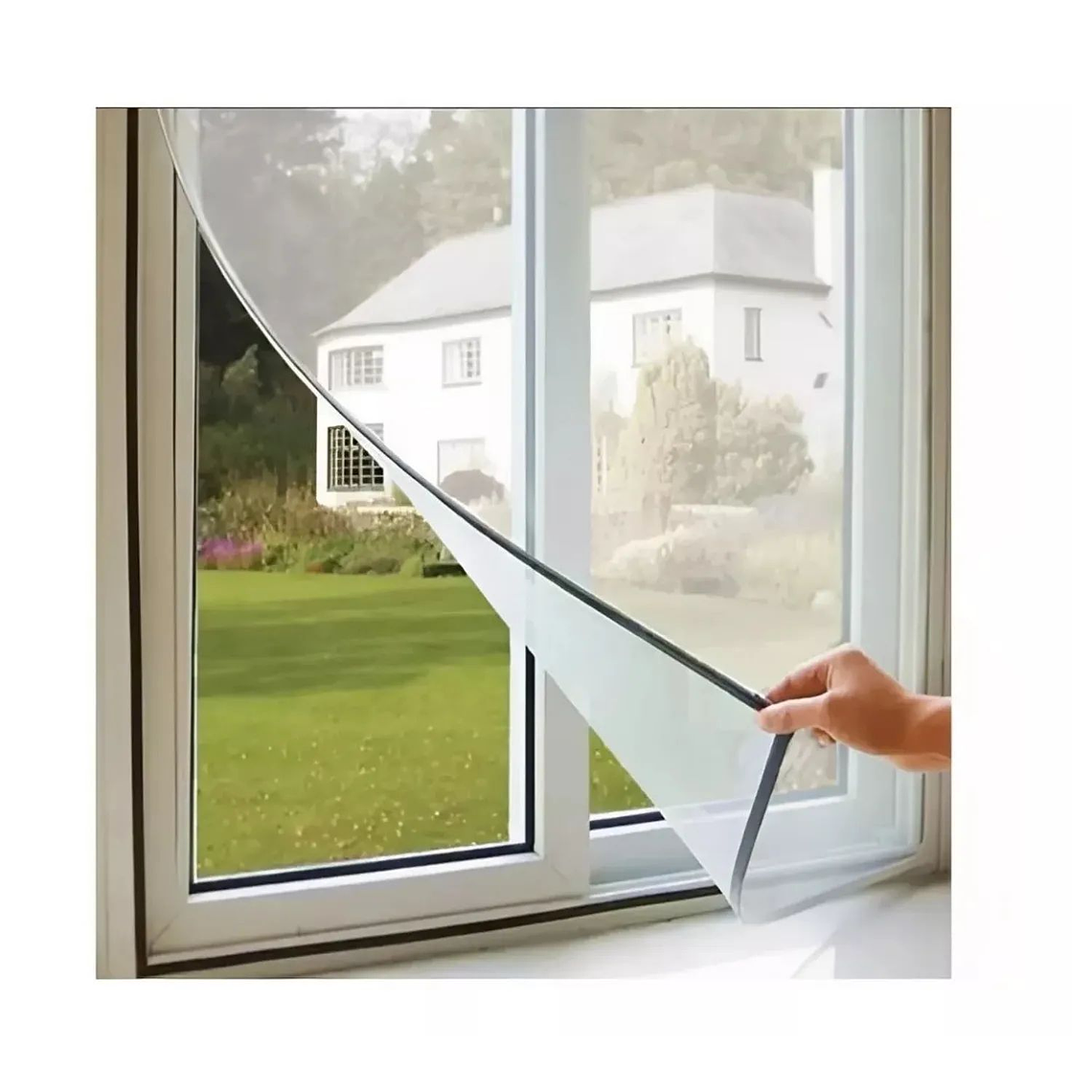 Malla Mosquitera Magnético Para Ventanas 150cm X 180cm 1