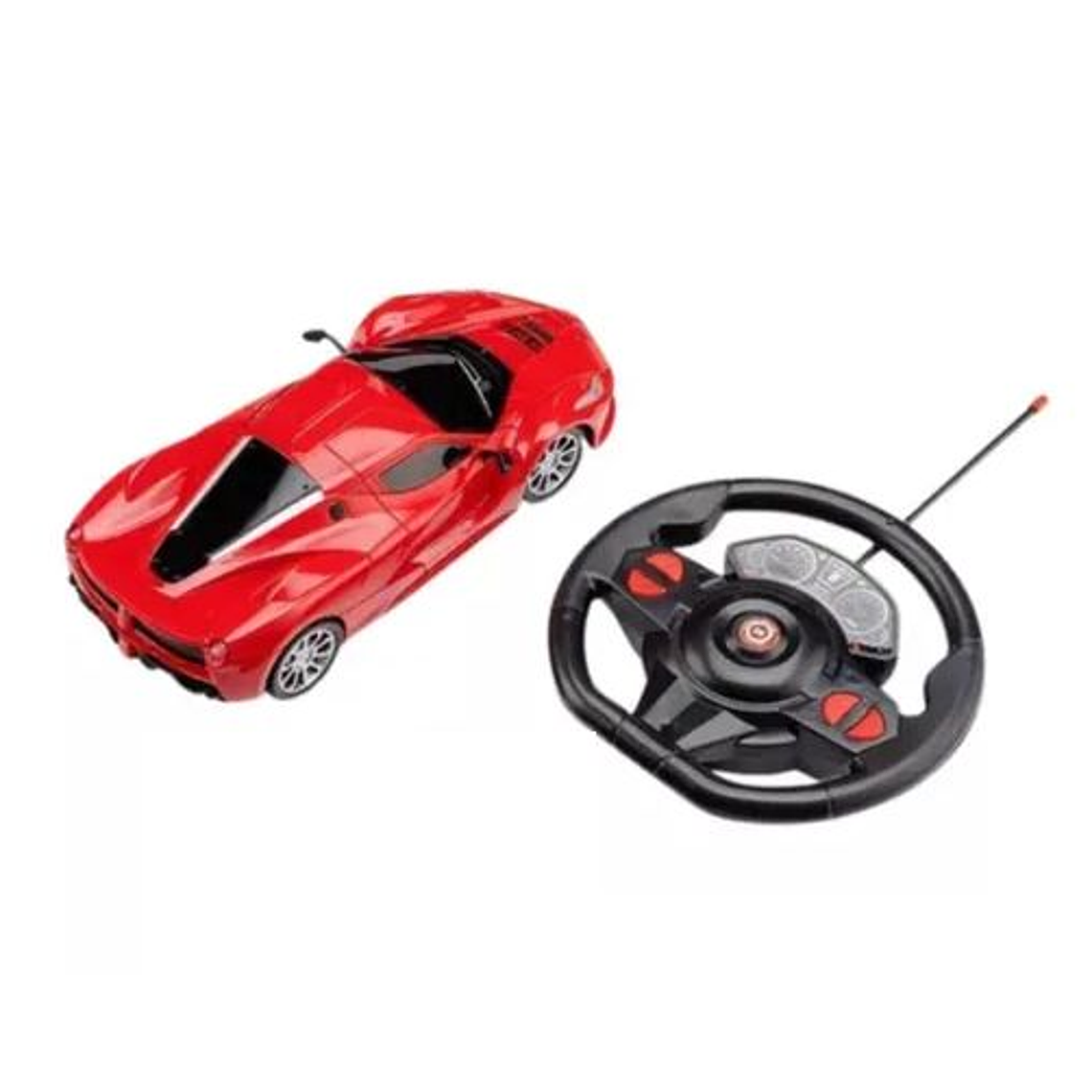 Auto De Juguete Control Remoto Infantil Rojo 1