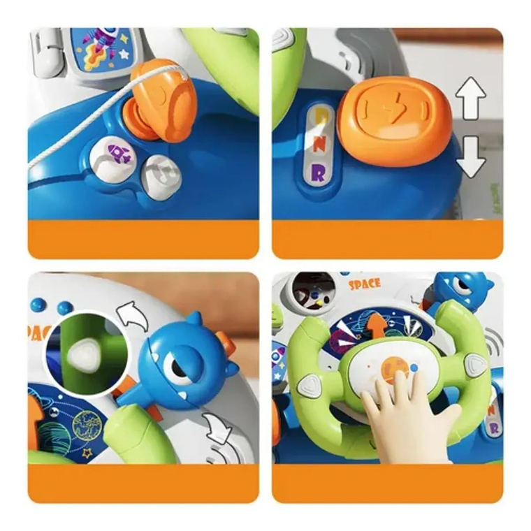 Juguete Simulador De Volante Musical Para Niños 4