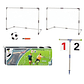 Set De Arcos De Futbol- Mini Arcos De Futbol - Miniatura 1