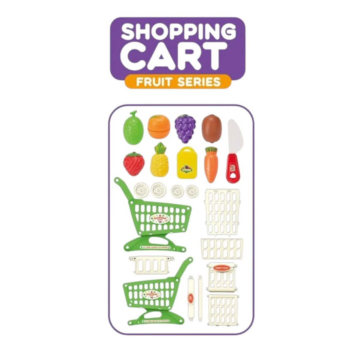 Juguete Set Carrito De Supermercado Con Accesorios 4