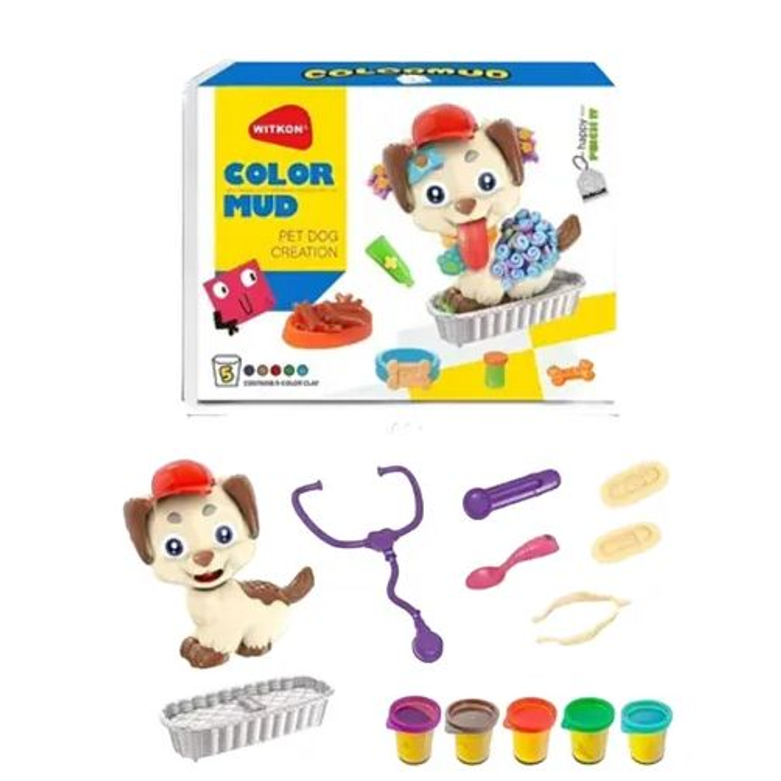 Juegos De Masas Plastilina Niños Multicolores Veterinario 1
