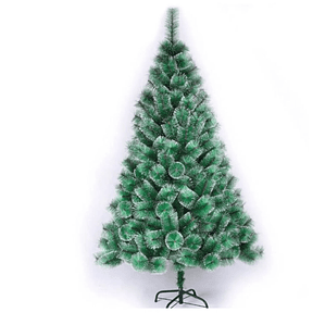 Árbol de Navidad verde con puntas blancas 180cm