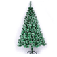 Árbol de Navidad verde con puntas blancas 180cm - Miniatura 1