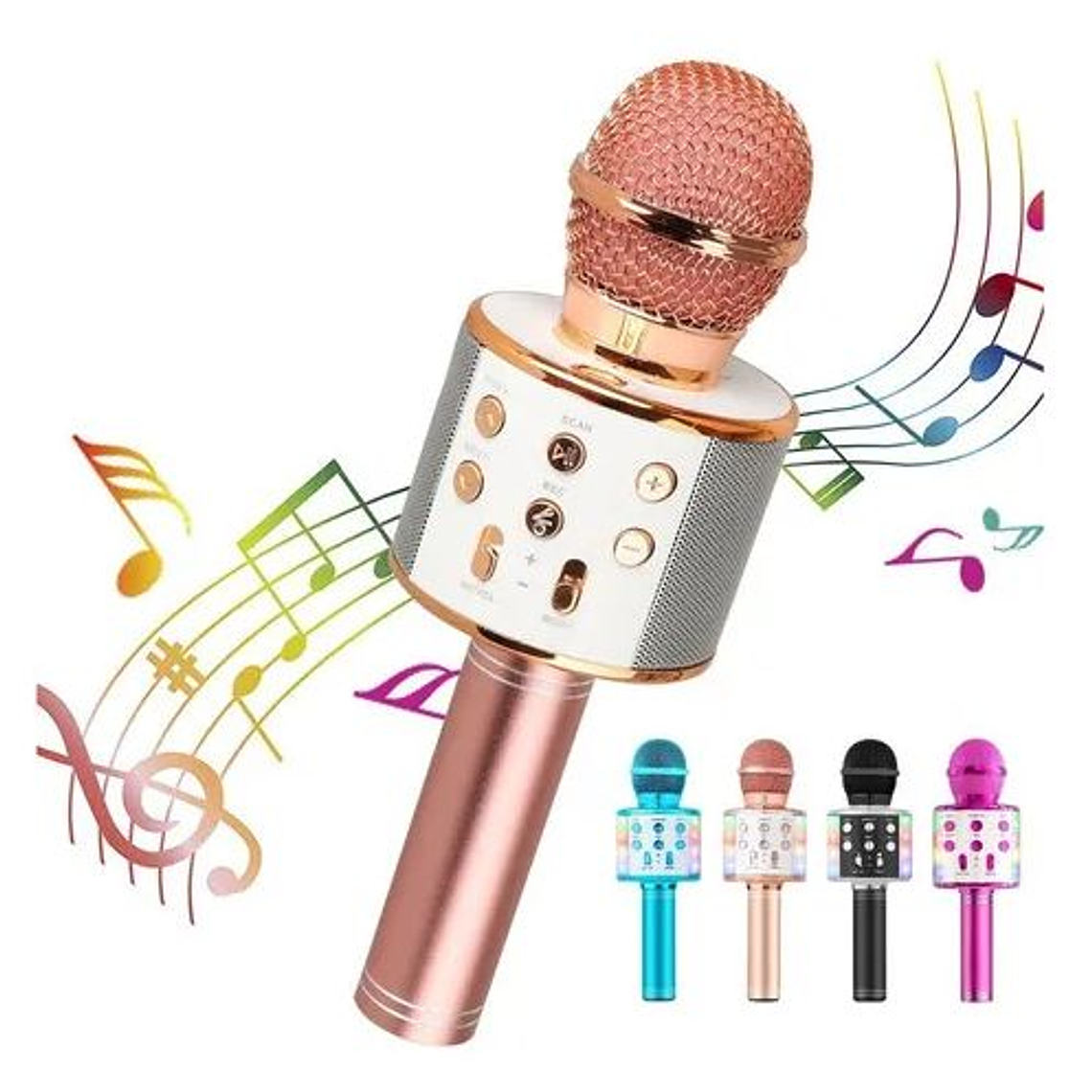 Micrófono Karaoke con Bluetooth para Niños 1