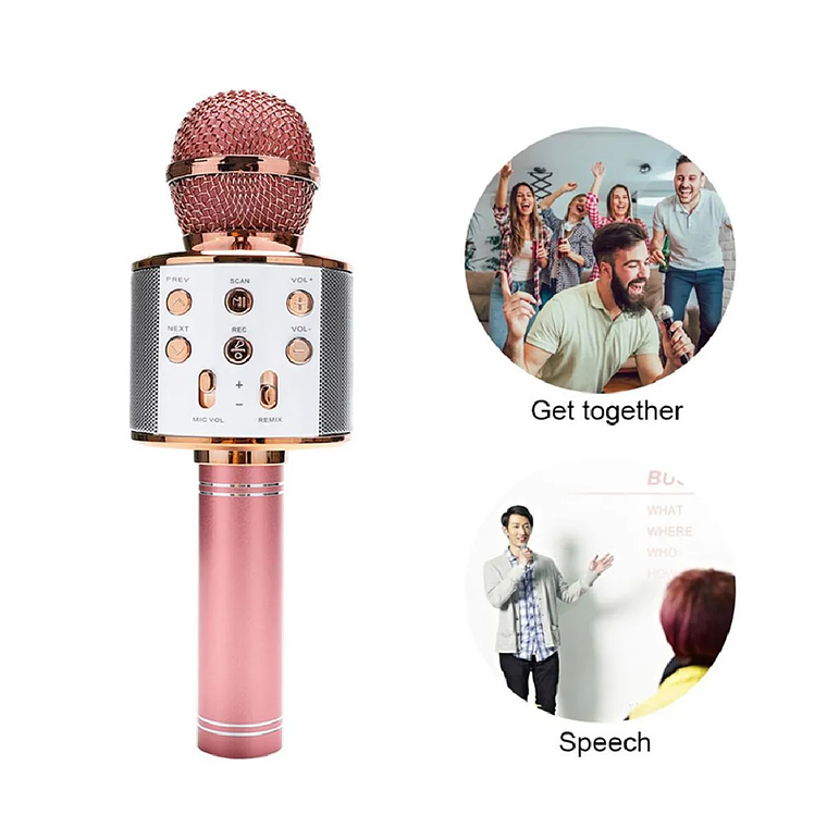 Micrófono Karaoke con Bluetooth para Niños 3