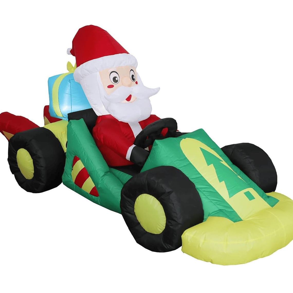 Viejito Pacuero Auto Inflable Navidad 2
