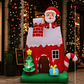 Casa Viejito Pascuero Navidad Inflable - Miniatura 2