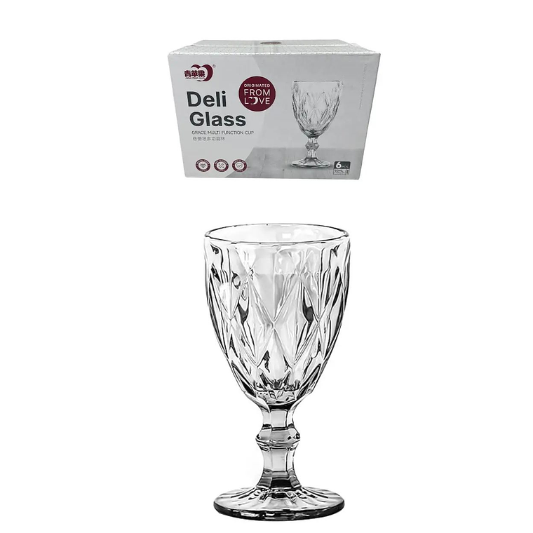 Juego de copas Vintage 6 piezas 60 ml 1