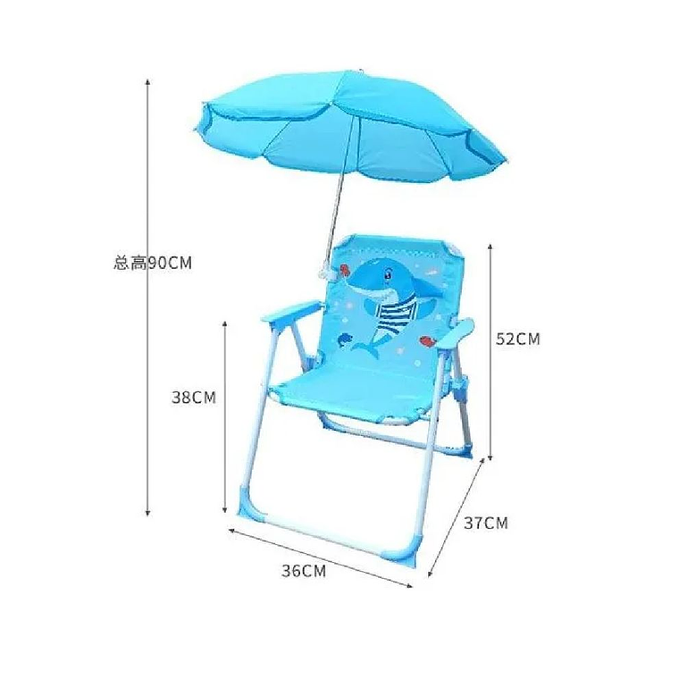 Silla Asiento Camping Niños Plegable Verano 4