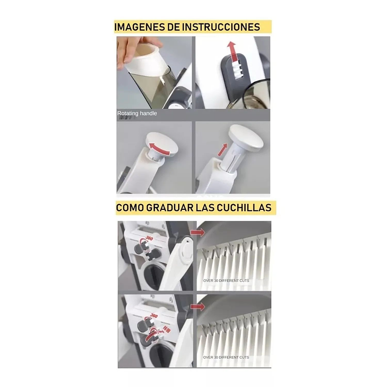 Picador Cortador De Frutas Y Verduras Cortadora 4