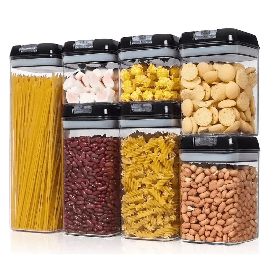 Kit De 7 Organizadores Herméticos Acrilicos 2