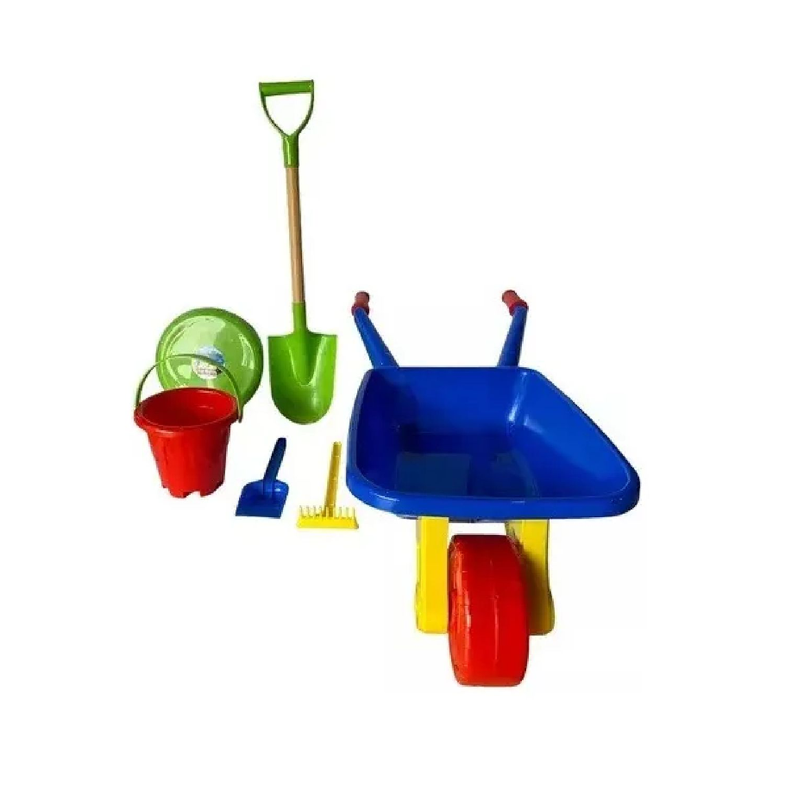 Set Carretilla Infantil Grande + Pala Playera 3